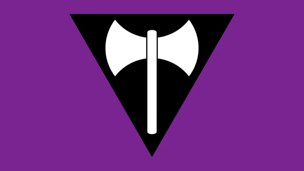 bandera lésbica